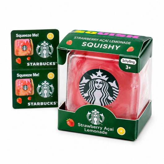 NeeDoh x Starbucks Strawberry Açaí Lemonade Nice Cube
